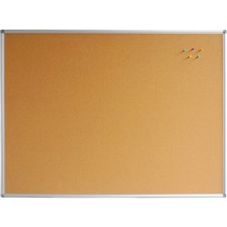 Rapidline Corkboard 1200W x 15D x 1200mmH Aluminium Frame