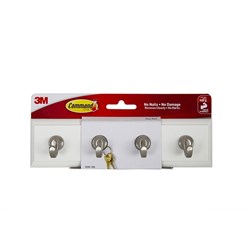 Command Quartz Key Rail HOM18Q White