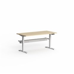 OLG Klass Electric Height Adjustable Desk 1800W x 750D x 620-1270mmH New Oak/White