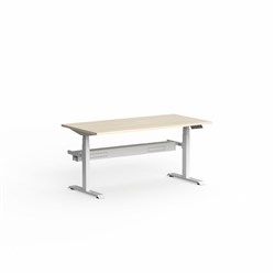 OLG Klass Electric Height Adjustable Desk 1800W x 750D x 620-1270mmH Nordic Maple/White