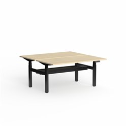 OLG Klass Electric Height Adjustable Desk 1800W x 750D x 620-1270mmH Oak/Black