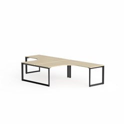 OLG Anvil 2 User 90Deg Workstation 1800/1800W x 750D x 730mmH Maple/Black