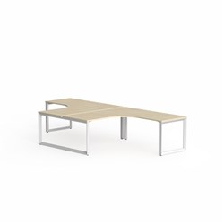 OLG Anvil 2 User 90Deg Workstation 1800/1800W x 750D x 730mmH Maple/White