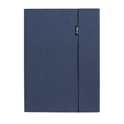 Marbig Professional Compendium A4 With Phone Stand Navy Blue
