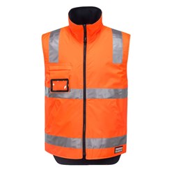 Huski Hi-Vis Reversible Vest 5XL Orange