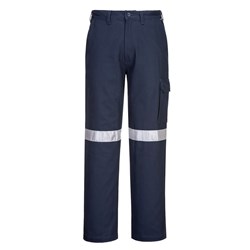 Portwest Cargo Pants With Tape Size 40 Regular Navy