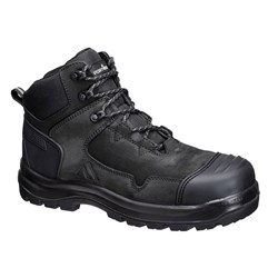Portwest Apex Composite Mid Boot S3S Heat Slip Fuel Oil Water Resistant Size 43 Black