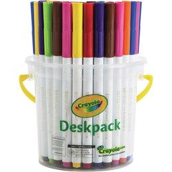 Crayola Super Tips Washable Markers Deskpack Assorted Pack Of 40