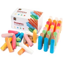 EC Chalk Coloured Stumpies 57x140mm Box of 40
