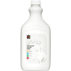 EC Classroom Splash Paint 2 Litres Snowball