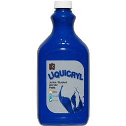 EC Liquicryl Paint 2 Litres Brilliant Blue