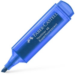 Faber-Castell Textliner 46 Superflourescent Highlighter Chisel 1-5mm Ice Blue