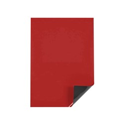 Visionchart Vista Magnetic Sheeting A4 Red