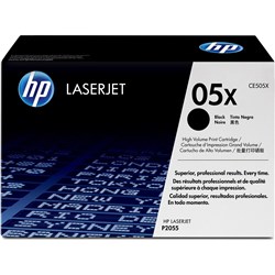 HP 05X LaserJet Toner Cartridge High Yield Black  CE505X