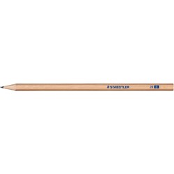 Staedtler Natural Graphite Pencils 2B Pack of 12