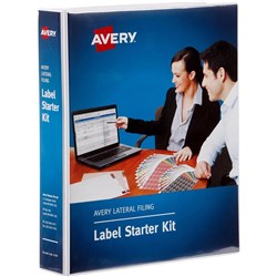 Avery Side Tab Colour Coding Label Kit 25x38mm Assorted