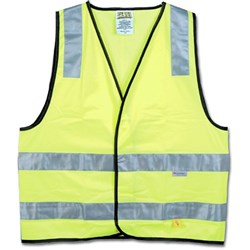 Maxisafe Hi-Vis Day Night Safety Vest Extra Large Yellow