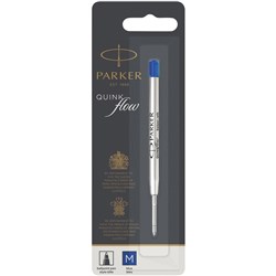 Parker Quink Ballpoint Pen Refill Medium 1mm Blue